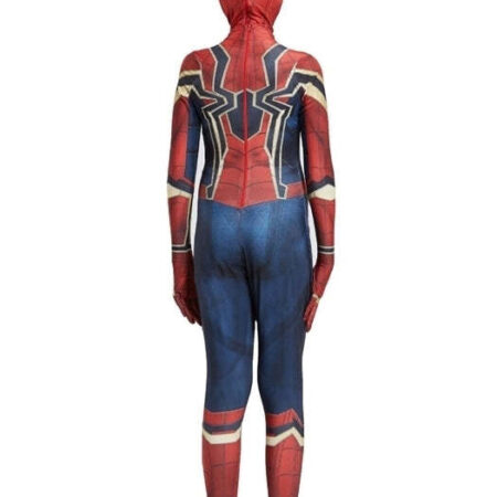 Fantasia Cosplay Heróis Infantil Homem Aranha De Ferro Eventos Traje - Imagem 3