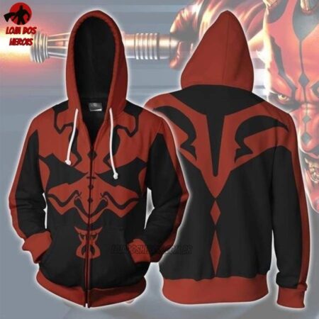 Blusa Jaqueta Casaco Darth Maul Star Wars Filme