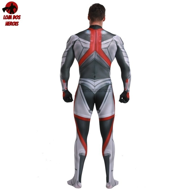 Fantasia Cosplay Heróis Masculina Vingadores Ultimato Traje Quantum Tempo - Imagem 2