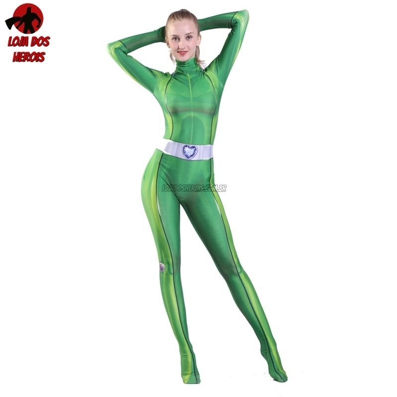 Fantasia Traje Cosplay Heróis Sam - Três Espiãs Demais Feminina