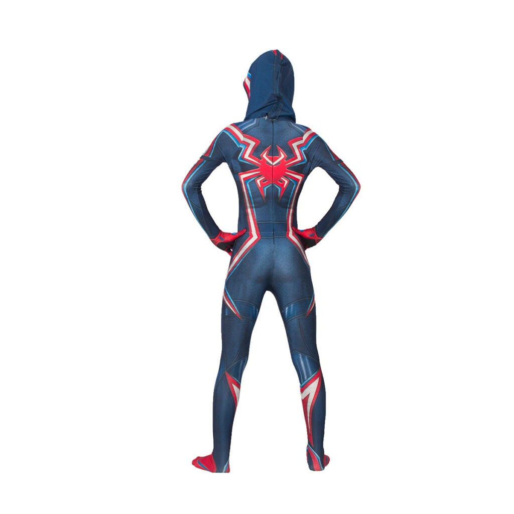 Fantasia Miles Morales 2099 Homem-Aranha Cosplay Traje Luxo Profissional - Imagem 5