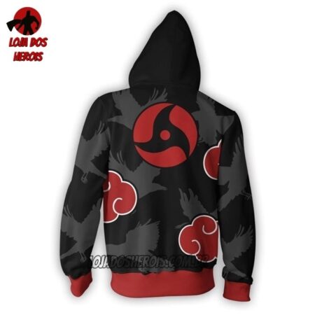 Jaqueta/Blusa Itachi Uchiha Clássico - Naruto Shippuden - Image 3