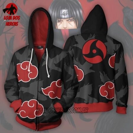 Jaqueta/Blusa Itachi Uchiha Clássico - Naruto Shippuden