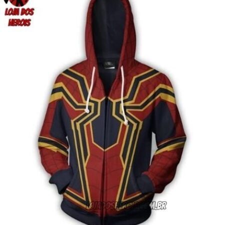 Jaqueta/Blusa/Casaco Homem Aranha de Ferro Vingadores - Imagem 2