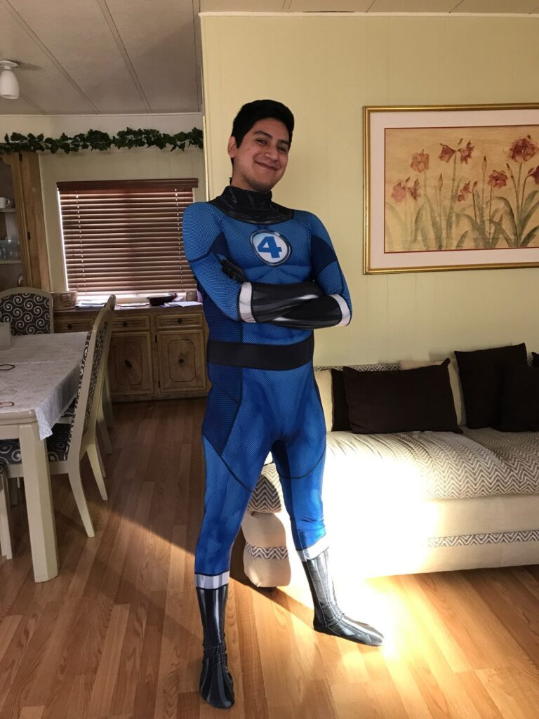 Fantasia Masculina Fantástico Quarteto Adulto Cosplay Traje Luxo - Imagem 2