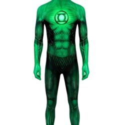 Fantasia Lanterna Verde Clássico Liga Da Justiça Adulto Cosplay Traje Luxo
