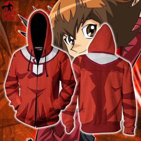 Blusa Jaqueta Casaco Jaden Yuki - Yu-Gi-Oh GX