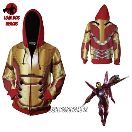 Jaqueta Blusa Casaco - Homem De Ferro Vingadores Filme