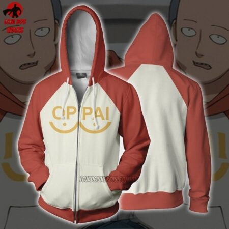 Blusa Jaqueta Casaco Saitama Clássico - One Punch Man