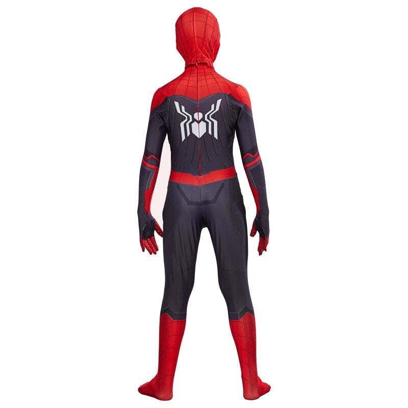 Fantasia Cosplay Heróis Infantil Homem Aranha Longe de Casa Eventos Festas - Imagem 3
