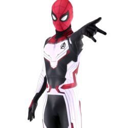Fantasia Homem-Aranha Uniforme Quantum Vingadores Cosplay Traje Luxo Profissional