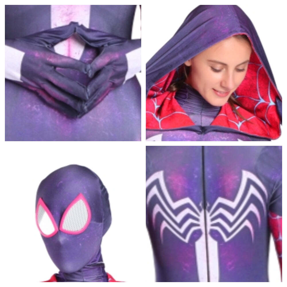 Fantasia Feminina Venom Adulto Cosplay Traje Luxo - Imagem 6