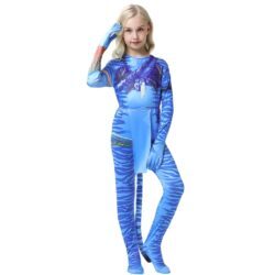 Fantasia Infantil Feminina Avatar Filme 2 Cosplay Traje Luxo Crianças