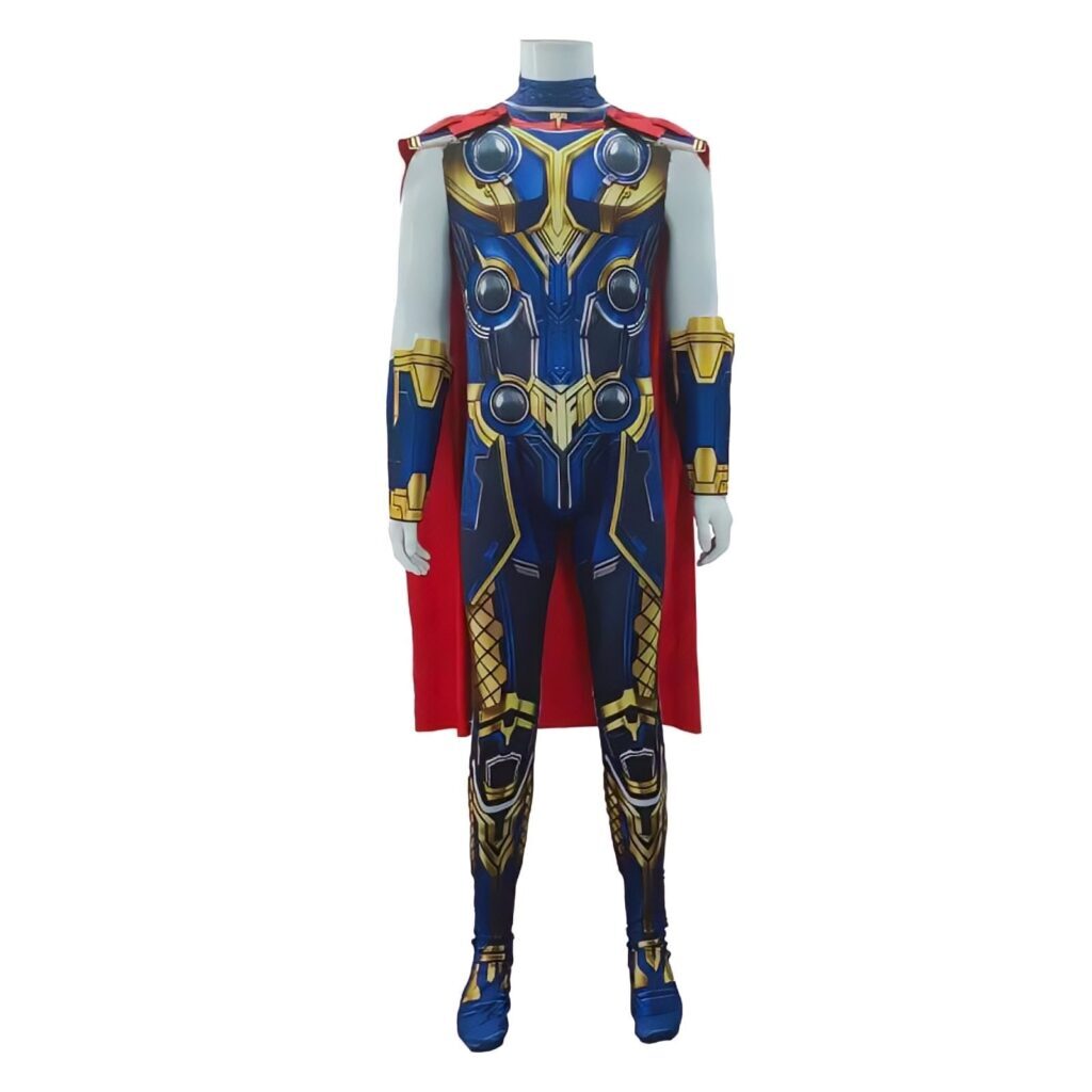 Fantasia Thor Amor e Trovão Filme Cosplay Traje Luxo Profissional - Imagem 2