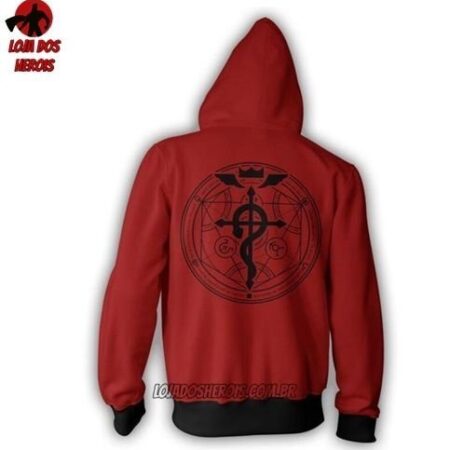 Jaqueta/Blusa/Casaco Edward - Fullmetal Alchemist Anime - Imagem 3