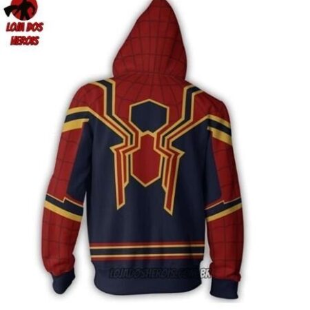 Jaqueta/Blusa/Casaco Homem Aranha de Ferro Vingadores - Imagem 3