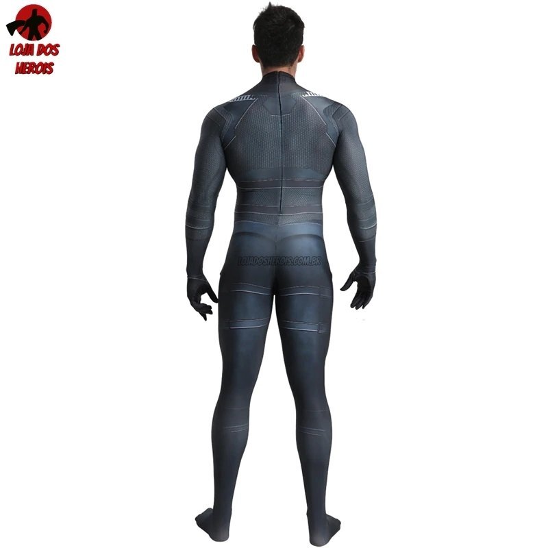 Fantasia Cosplay Heróis Masculina Homem Aranha Macaco Aranha Longe de Casa - Imagem 3