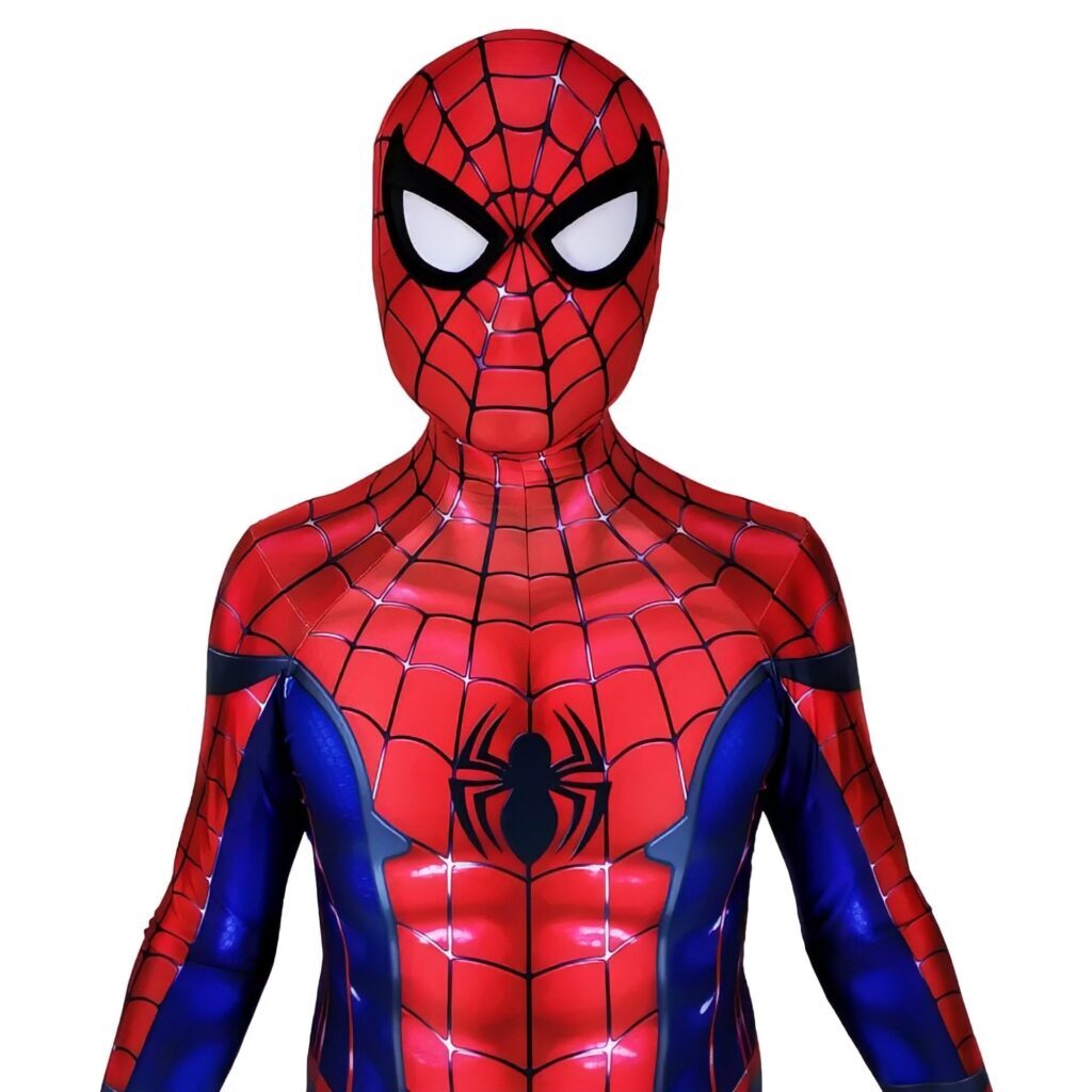 Fantasia Homem-Aranha Hq Cosplay Traje Luxo Profissional - Imagem 5