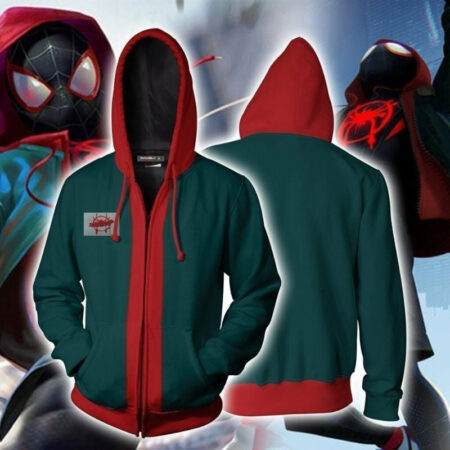 Jaqueta Blusa Casaco - Homem Aranha Miles Morales aranhaverso