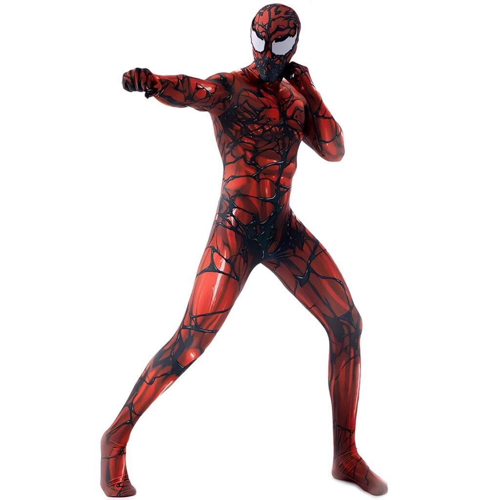 Fantasia Carnificina Simbionte Hq Cosplay Traje Luxo Profissional - Imagem 2