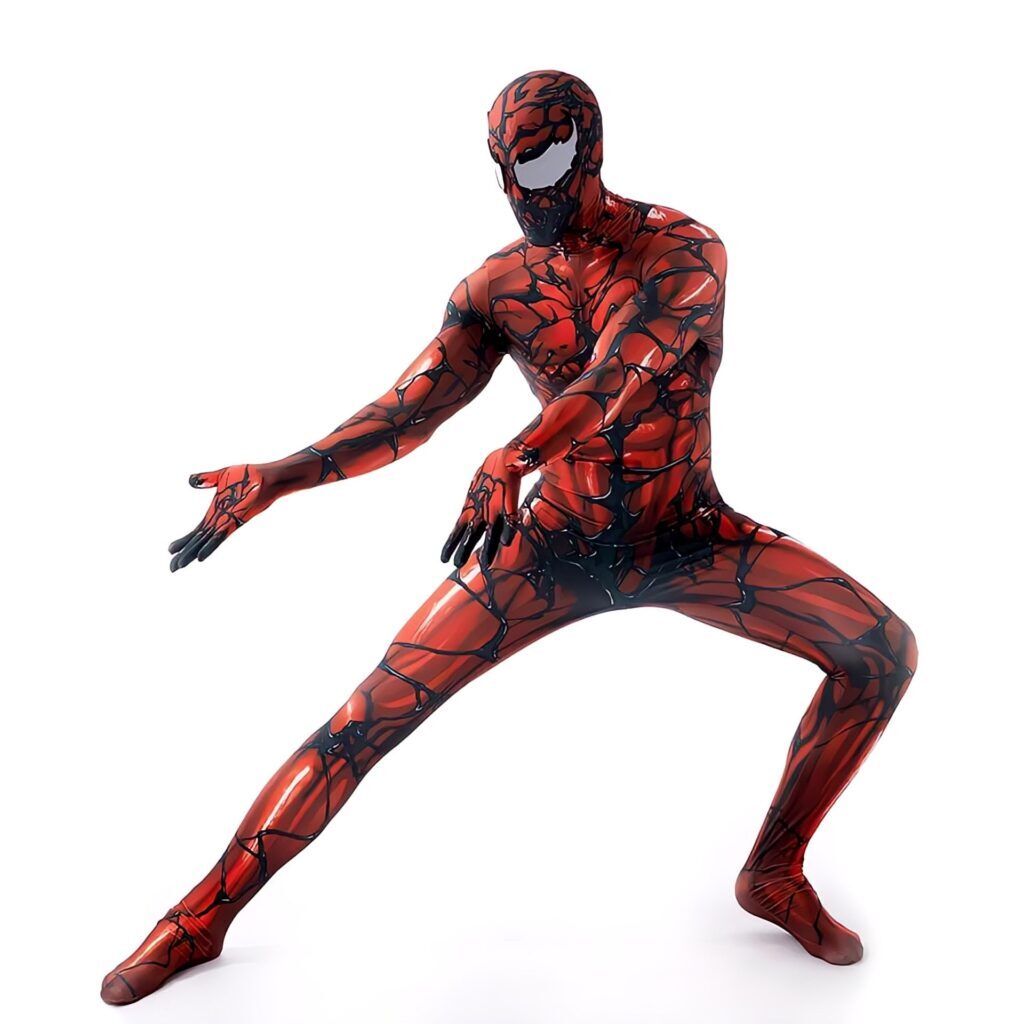 Fantasia Carnificina Simbionte Hq Cosplay Traje Luxo Profissional - Imagem 3