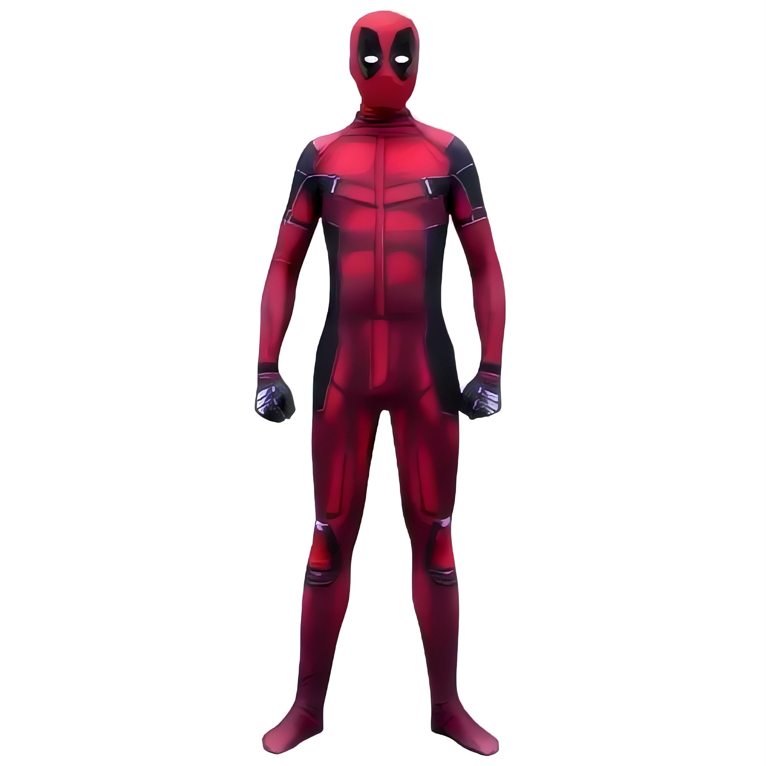 Fantasia Deadpool Clássico Cosplay Traje Luxo Profissional - Imagem 2