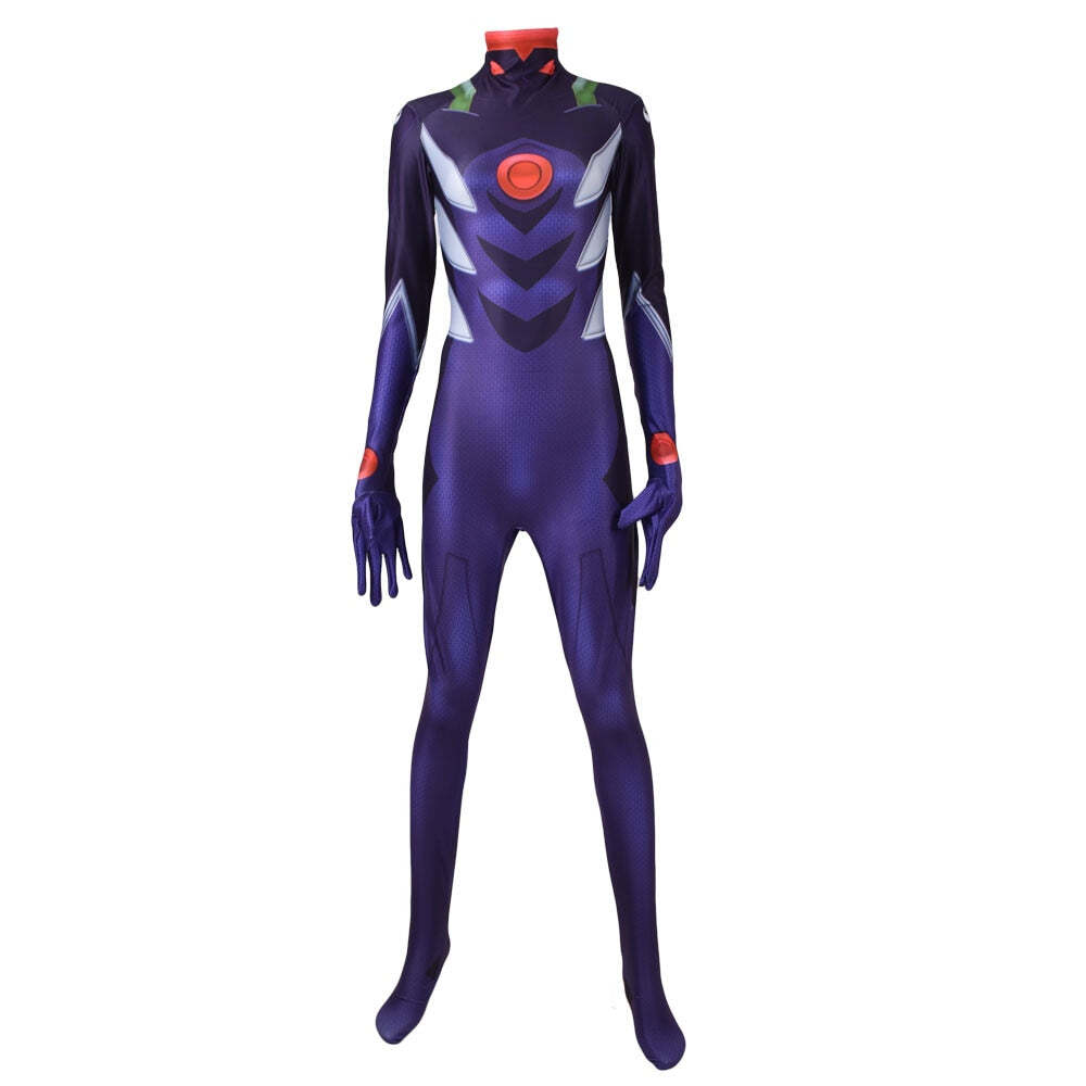 Fantasia Feminina Asuka Shinji Neon Genesis Evangelion Anime Cosplay Traje Luxo - Imagem 6