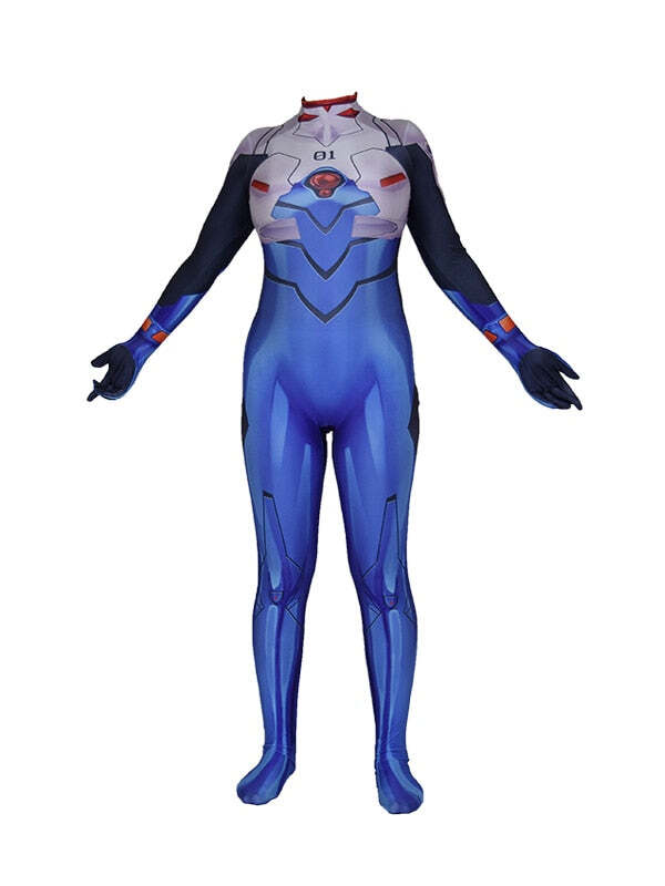 Fantasia Feminina Asuka Shinji Neon Genesis Evangelion Anime Cosplay Traje Luxo - Imagem 8