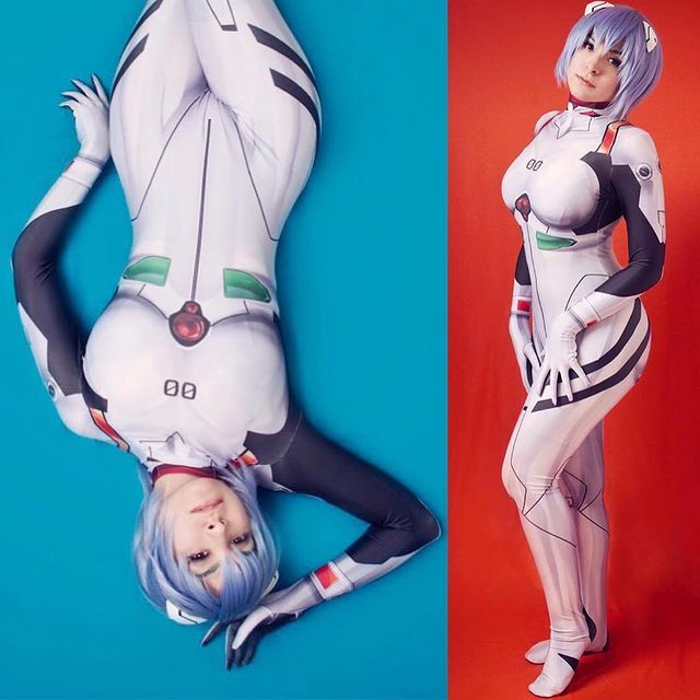 Fantasia Feminina Asuka Shinji Neon Genesis Evangelion Anime Cosplay Traje Luxo - Imagem 11