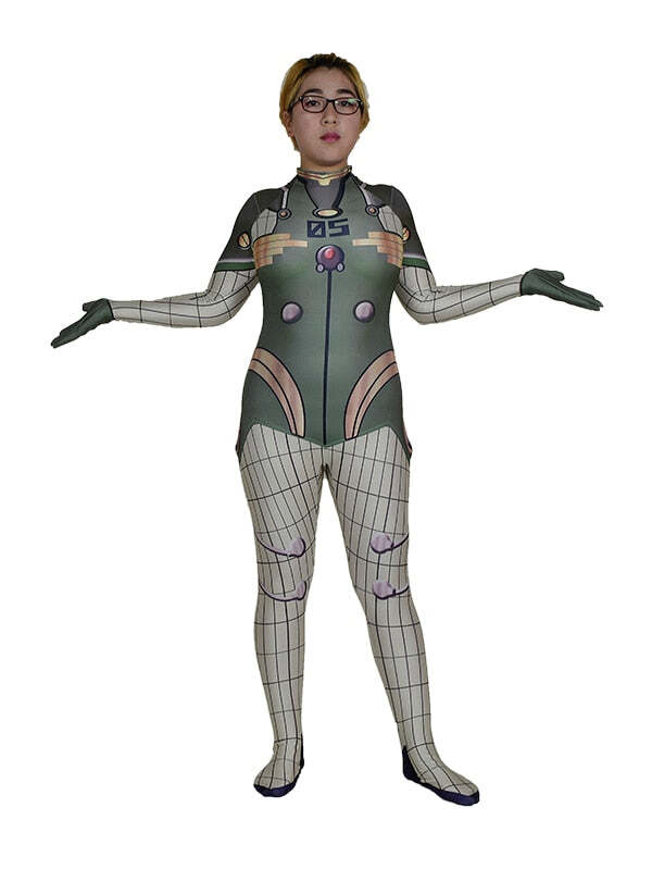 Fantasia Feminina Asuka Shinji Neon Genesis Evangelion Anime Cosplay Traje Luxo - Imagem 12
