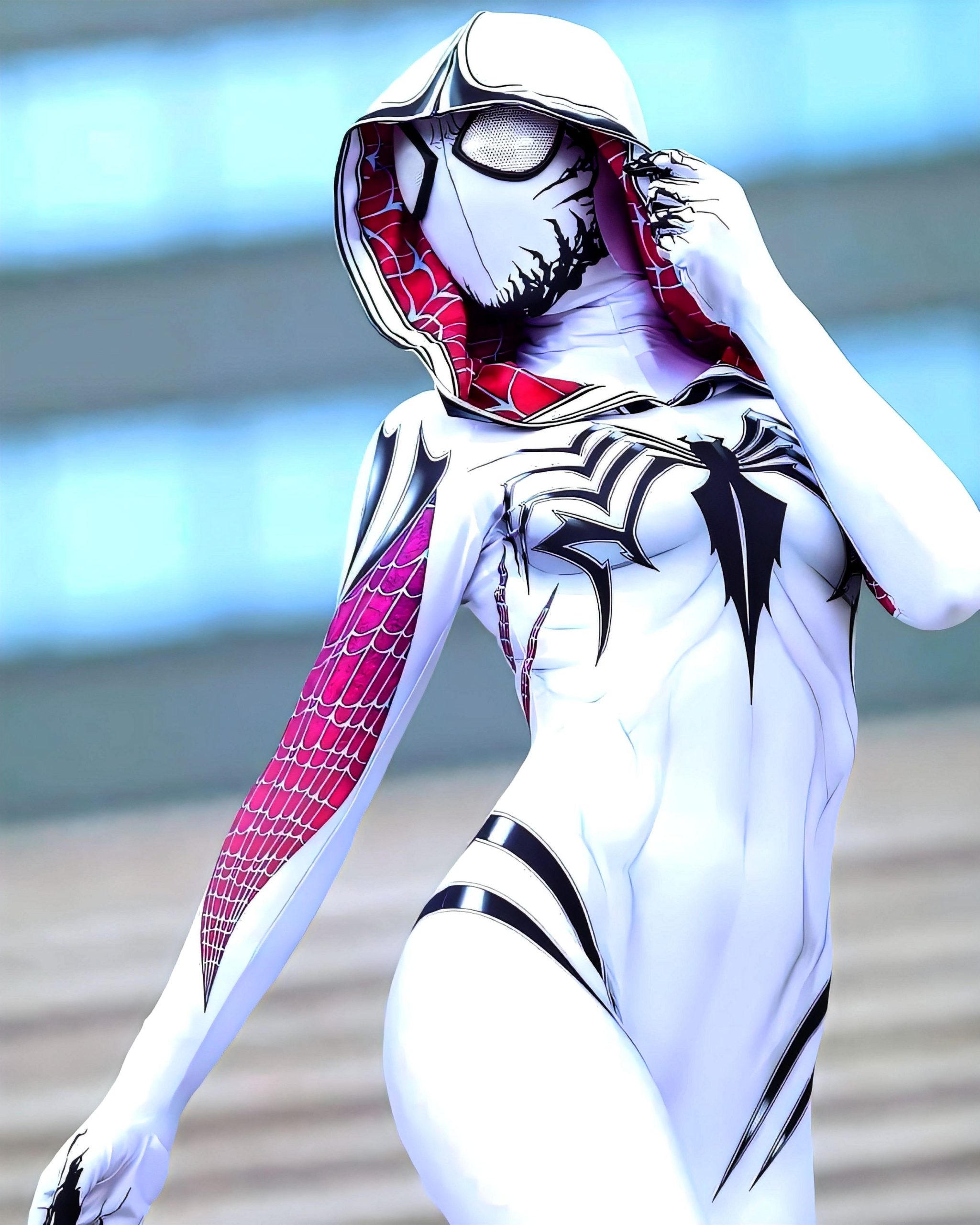 Comprar Fantasia Feminina Spider Gwen Stacy Venom Aranha Verso Adulto