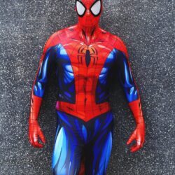 Fantasia Homem-Aranha Ultimate HQ Adulto Cosplay Luxo Traje Profissional