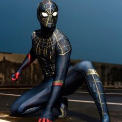 Fantasia Homem-Aranha Magia Sem Volta Para Casa Filme Adulto Cosplay Traje Luxo