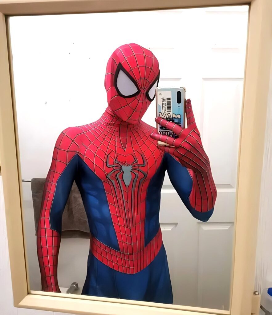 Fantasia Homem-Aranha Andrew Garfield TASM Cosplay Traje Luxo Profissional - Imagem 6