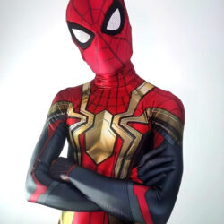 Fantasia Homem-Aranha Ferro Sem Volta Para Casa Filme Adulto Cosplay Traje Luxo