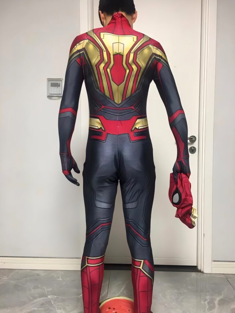 Fantasia Homem-Aranha Ferro Sem Volta Para Casa Filme Adulto Cosplay Traje Luxo - Imagem 2