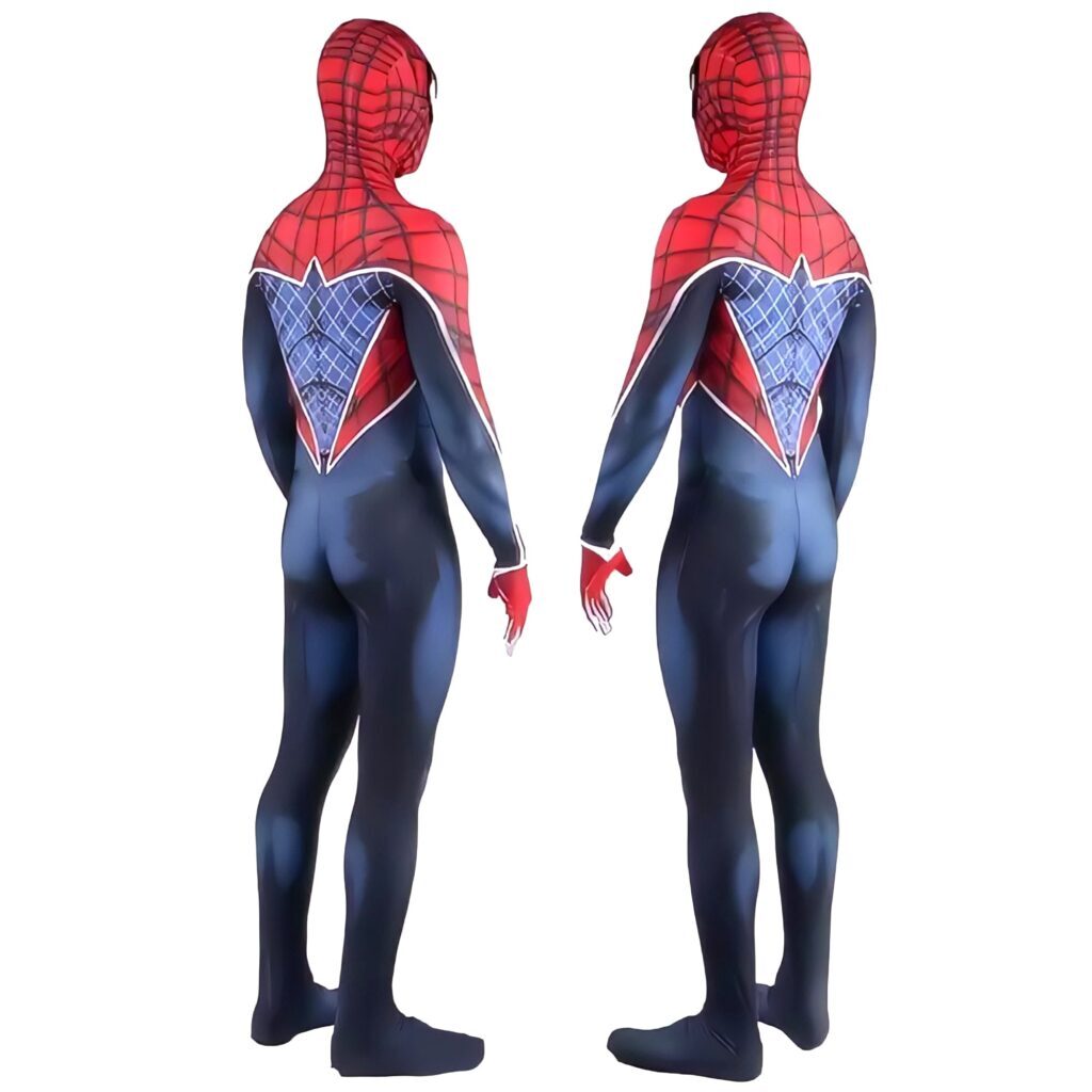 Fantasia Homem-Aranha Spider Punk Game Cosplay Traje Luxo Profissional - Imagem 4