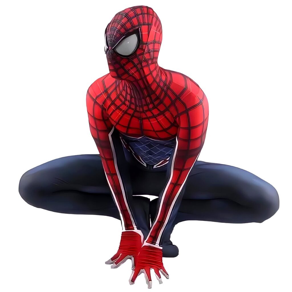 Fantasia Homem-Aranha Spider Punk Game Cosplay Traje Luxo Profissional - Imagem 2