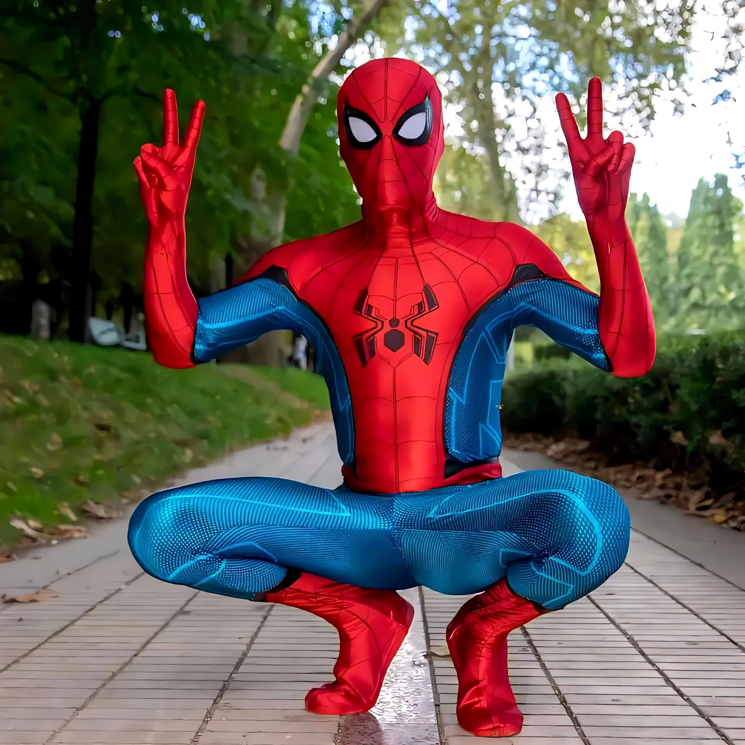 Fantasia Homem-Aranha Sem Volta Para Casa Adulto Cosplay Luxo Traje Profissional - Imagem 2