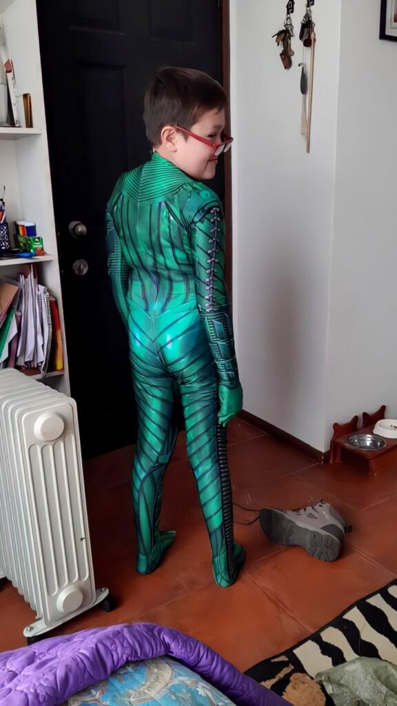 Fantasia Duende Verde Filme Homem-Aranha Adulto Cosplay Traje Luxo Profissional - Imagem 5