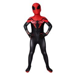 Fantasia Cosplay Infantil Homem Aranha Superior Traje Luxo Profissional