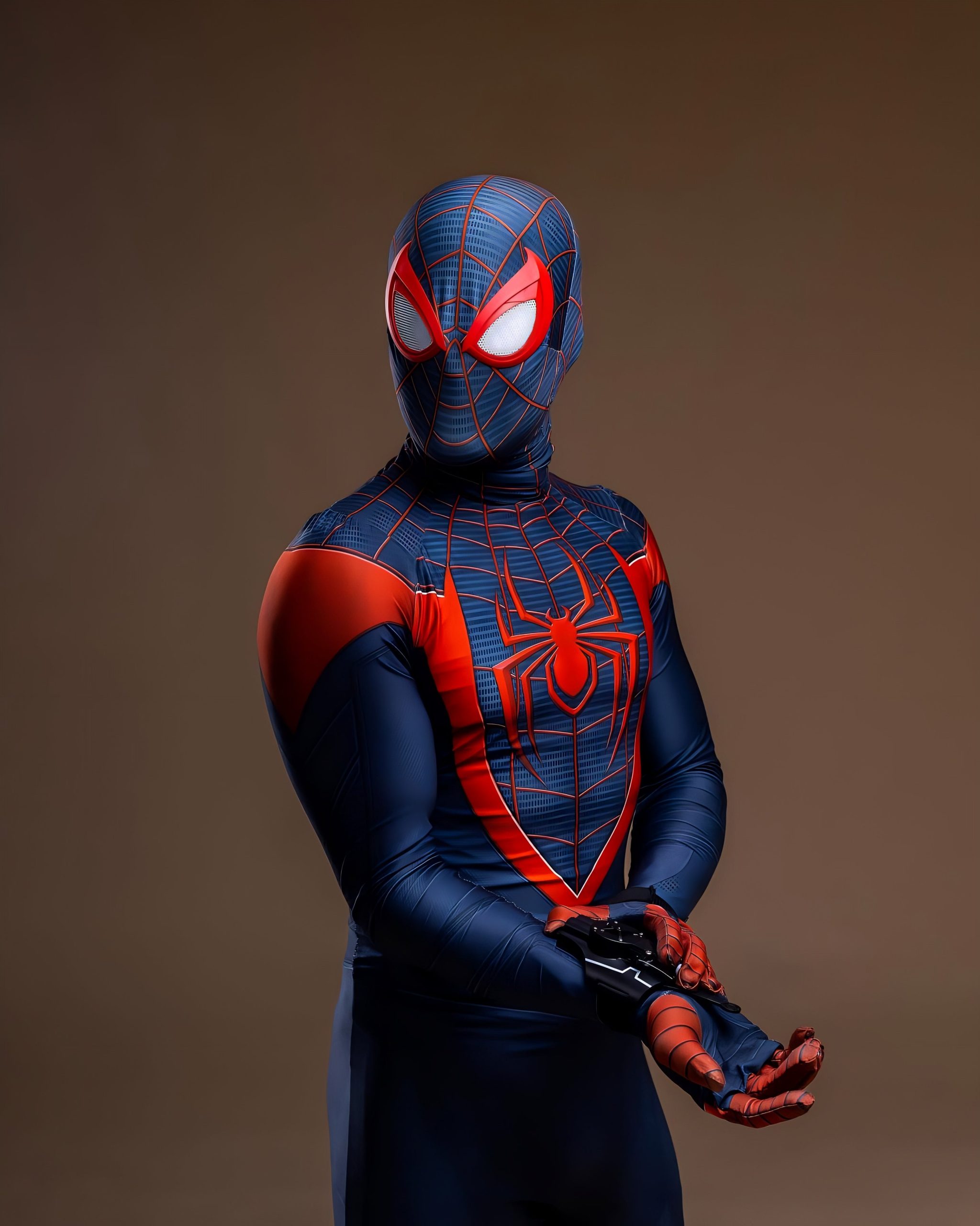 Fantasia Homem-Aranha Spider Man 2099 Cosplay Traje Luxo (Adulto/Infantil)