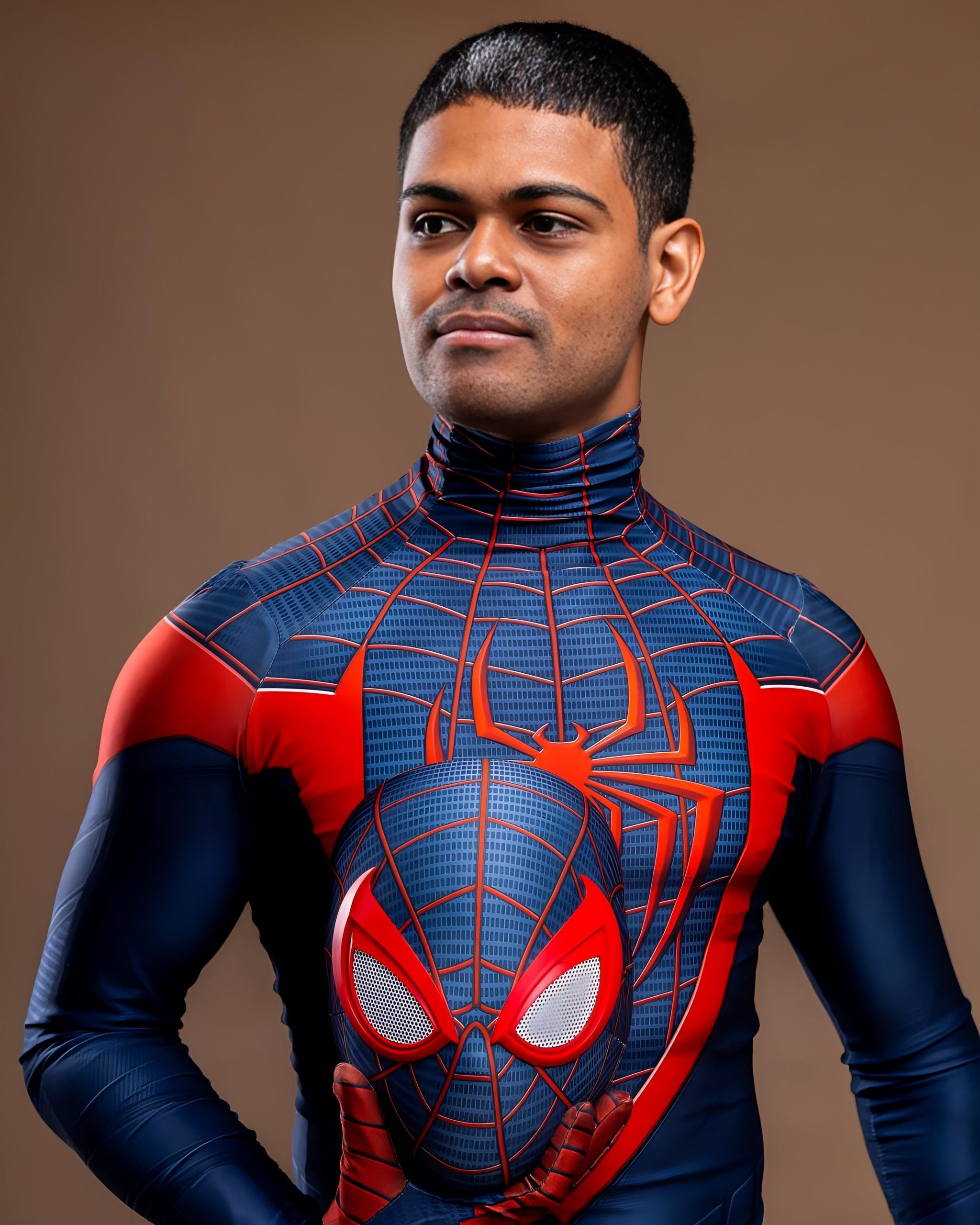 Comprar Fantasia Homem Aranha Miles Morales Ultimate Game Traje Adulto Cosplay Luxo Profissional 2159