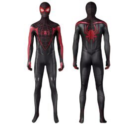 Fantasia Miles Morales Game PS5 Homem-Aranha Cosplay Traje Luxo Profissional