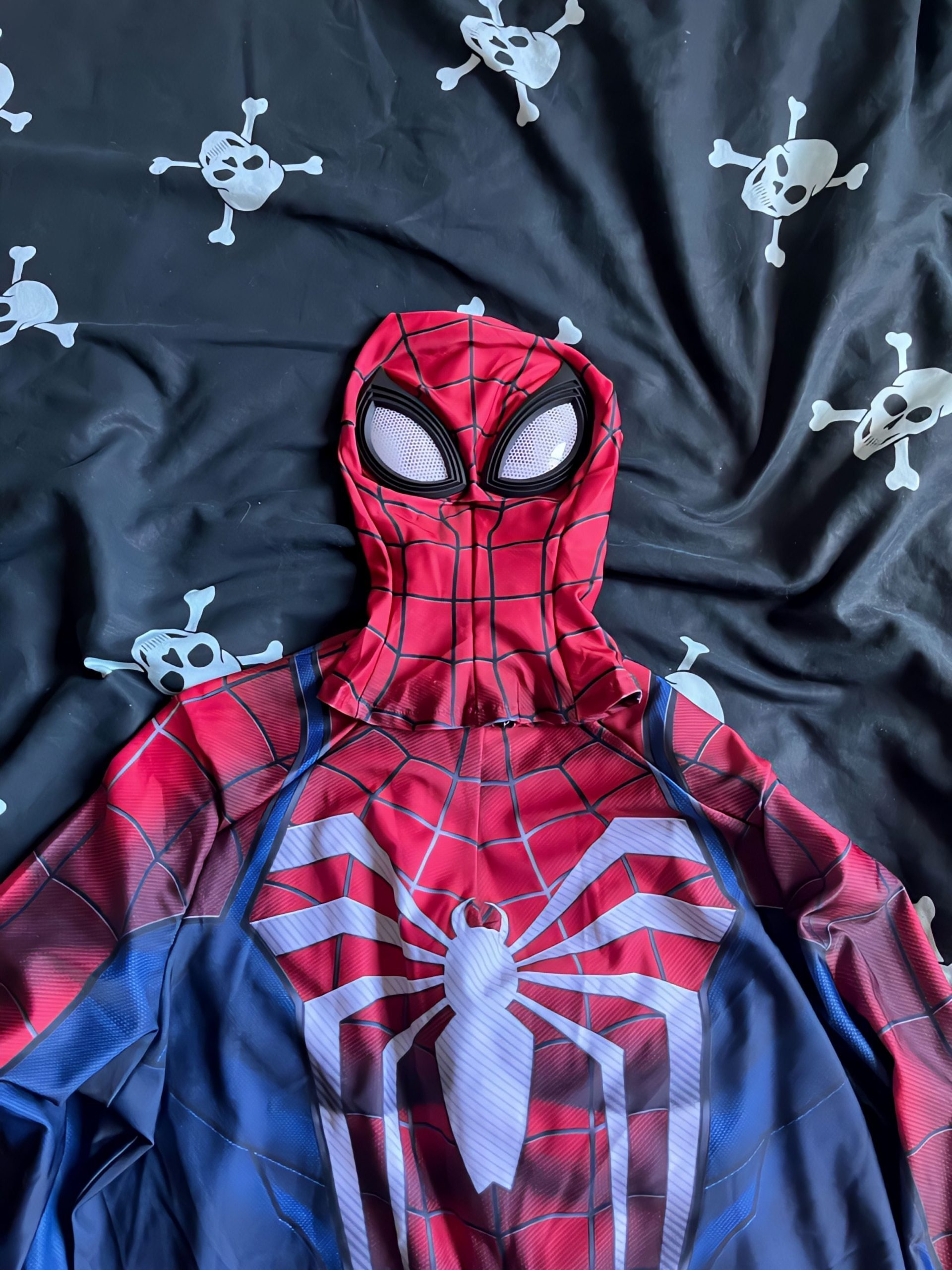 Fantasia Homem-Aranha Spider-Man Game PS5 Cosplay Traje Luxo Profissional - Imagem 5