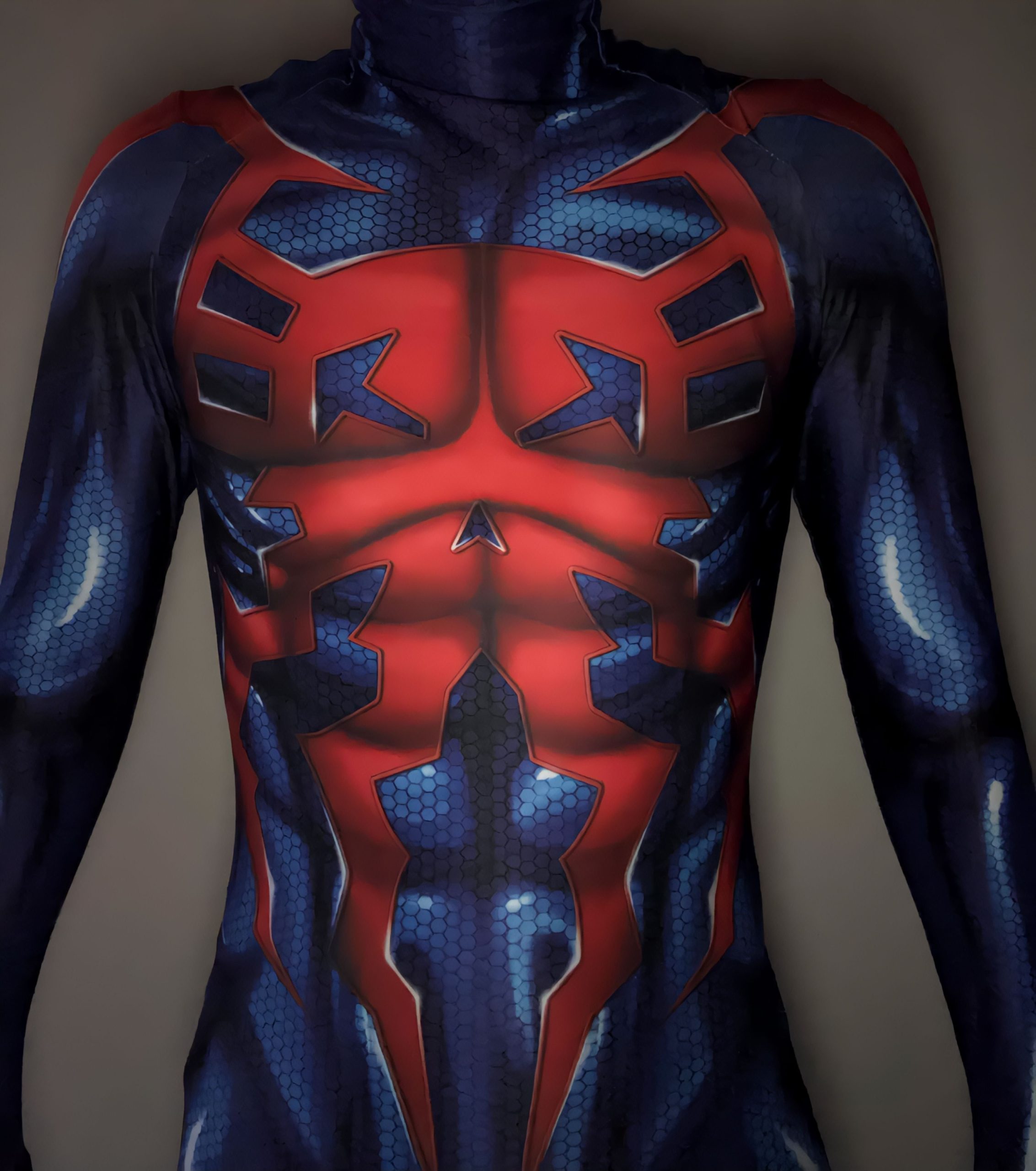 Fantasia Homem-Aranha Spider Man 2099 Cosplay Traje Luxo (Adulto/Infantil)