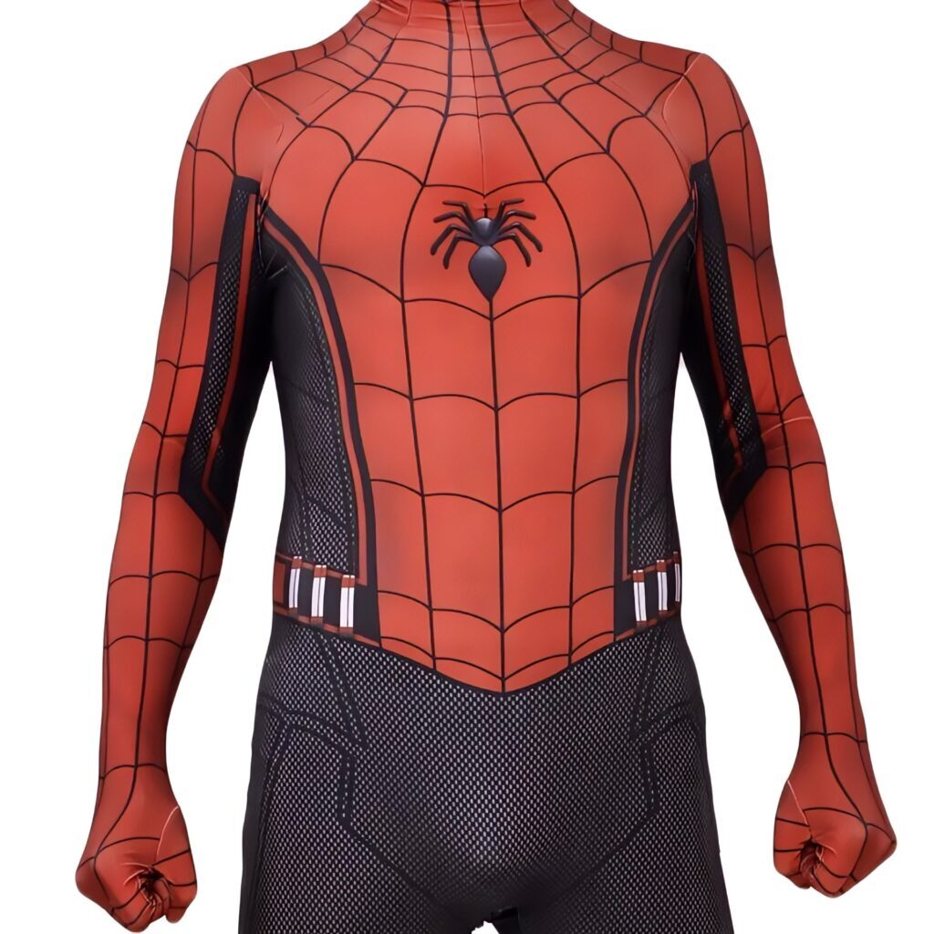 Fantasia Homem-Aranha Tom Holland Adulto Cosplay Traje Luxo Profissional - Imagem 4