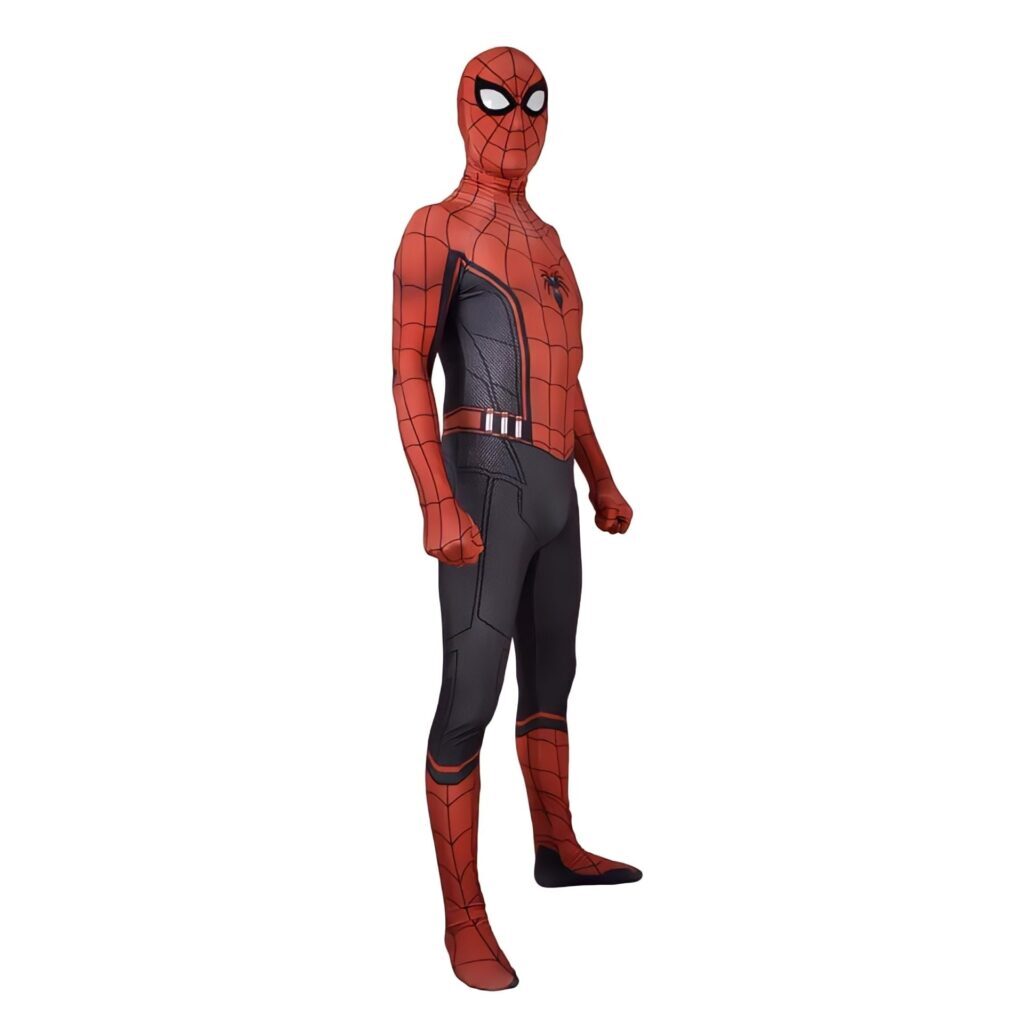 Fantasia Homem-Aranha Tom Holland Adulto Cosplay Traje Luxo Profissional - Imagem 2