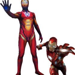 Fantasia Homem De Ferro Vingadores Adulto Cosplay Traje Luxo Profissional