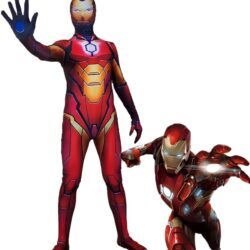 Fantasia Homem De Ferro Vingadores Adulto Cosplay Traje Luxo Profissional